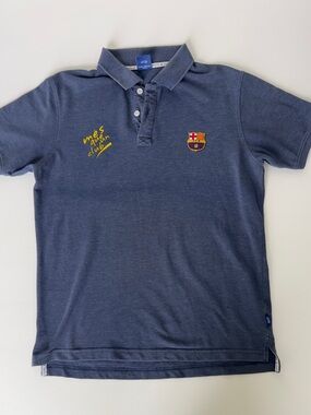 FC Barcelona men’s Navy Polo Shirt